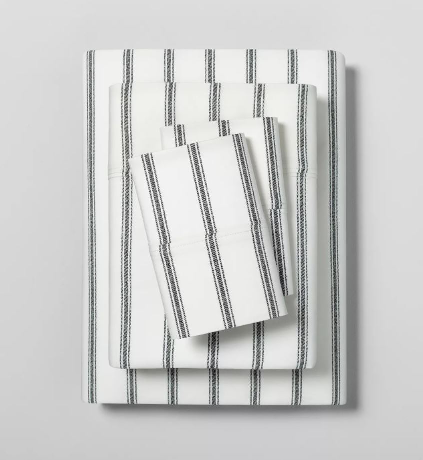 HEARTH \u0026 HAND Tic Stripe Organic Cotton 