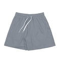 thumbnail image 6 of DODADAWANJ Summer Mens Shorts Elastic Waist Comfort Breathable Running Athletic Shorts Lightweight Mesh Shorts Casual Outfits Gray XXL, 6 of 7