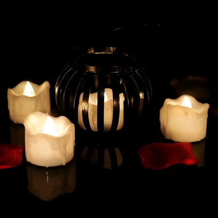 fake candles with flickering flame
