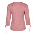 thumbnail image 3 of Blusa Maracuyá 75681 TallaM Rosado Manga al codo, 3 of 4