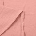 thumbnail image 5 of Liquidation! Uooqdmx Chemises en Lin pour Femmes, Chemises à Manches Courtes pour Femmes, Hauts Fluides pour Femmes, Blouse Col Rond Décontractée Coupe Ample Tunique, Hauts en Gaze pour Femmes, Rose m, 5 of 5