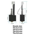 thumbnail image 2 of Hotend Nozzle Brass Hardened Steel 0.2 0.4 0.6 0.8mm Print Head Easy Maintenance Heating Block Assembly For S1C, 2 of 4