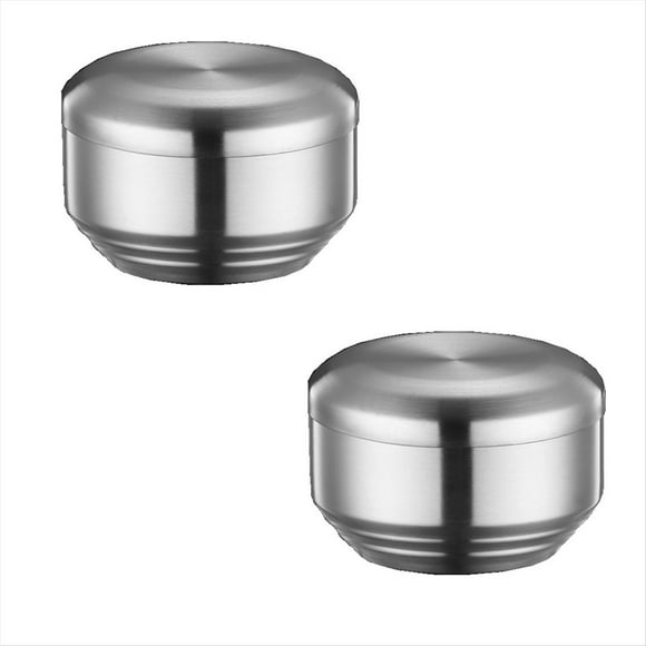 Cuenco de Comedor de Acero Inoxidable 304 Cuenco de Arroz Aislado de Doble Capa Cuenco de Cocina Cuenco de Metal Cuenco de Arroz de Mezcla