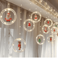 thumbnail image 1 of Luces LED de decoración navideña en cascada USB, 1 of 10