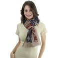 thumbnail image 6 of ToBeInStyle Women's Tattered American Flag Infinity Scarf, 6 of 6