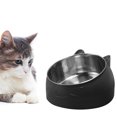 thumbnail image 2 of Bol pour Animaux Créatif Inclinable Protection du Cou Bol Antidérapant pour Nourriture de Chat, 2 of 8