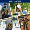thumbnail image 6 of HAWEE Convertible Sling Backpack Purse Sunflower Crossbody Chest Bag Left and Right Shoulder Water Repellent, 6 of 7