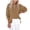 #218-Khaki, variant on Craaazy Women Soft Tops Loose Fit Solid Color V Neck Henley Long Sleeve Textured Cotton T Shirts for Daily Wear Gift