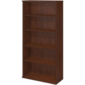 Bush Industries BSHWC24414 Double Open Bookcase- 35-. 63inchx15-. 38inchx72-. 88inch- DCY-Graphite