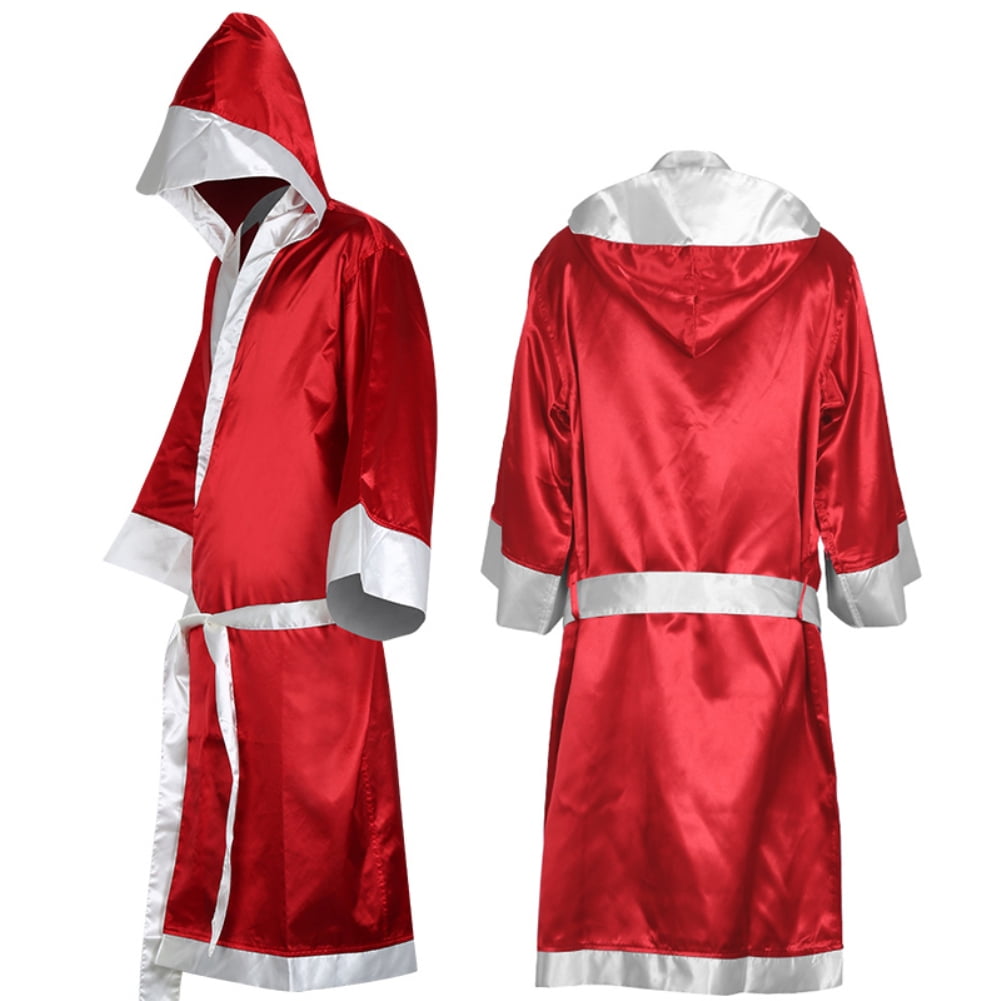 NEWLIS MMA Boxing Match Muay Thai Men's Hooded Long Sleeve Cloak Robe