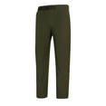 thumbnail image 4 of Mens Pants Casual Fashion Sports Drying Slim Solid Pocket Pants Trousers Pantalones Para Hombre Army Green 3XL, 4 of 4