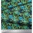 thumbnail image 2 of Soimoi Poly Georgette Fabric Tropical Leaves Printed Craft Fabric by The Yard 52 Inch Wide, 2 of 3