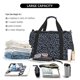 thumbnail image 5 of Disketp Gothic Skull Bolsa de Viaje Tipo Duffle, Bolso de Mano para Fin de Semana para Mujer, Bolsa de Gimnasio Ligera para Hombre, Esencial para Viajes, 5 of 7