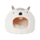 thumbnail image 4 of Cama de felpa para mascotas Nido Cama para perros con alpaca Cojín cálido para dormir para gatos o perros pequeños Cojín deslizante para Gloria casa del gato, 4 of 5