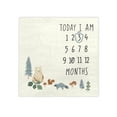 thumbnail image 3 of Modern Moments by Gerber Baby Boy Milestone Blanket & Frame Set, 2-Piece, Teal Forest, 3 of 7