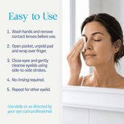 OCuSOFT Lid Scrub PLUS Inflation Buster – 5 Bonus Pads Included - Advanced Eyelid Cleanser for Intensive Lid & Lash Care - 35 ct Pre-Moistened Pads