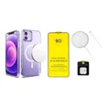thumbnail image 1 of Kit Funda Para iPhone Magsafe Cargador Mica Camara Pantalla Color iPhone 12 Mini, 1 of 4