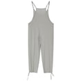 thumbnail image 5 of Weebloom Girls Overalls For Kids Sleeveless With Adjustable Spaghetti Straps Side Pockets Casual Summer Romper Comfortable Outfit Loose Jumpsuit For Girls 5-14 Years, 5 of 8