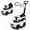 White, variant on Costway 3 in 1 Ride on Push Car Mercedes Benz G350 Stroller Sliding Car w/ Canopy Red