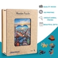 thumbnail image 3 of Puzle de madera Jozutoyz con forma de animal, 191 piezas, con caja de madera, 3 of 7