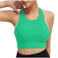 thumbnail image 5 of Push up Wireless Bras for Women Padded Bra Feature V-Neck T-Shirt Bra Style W-1804 Green S, 5 of 5
