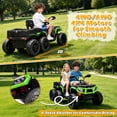 thumbnail image 3 of Akaber Kids Ride On Car for 3-9, 24V 4x200W Motors Ride on Toy with Remote Control, LED Lights, 18" Leather Seat, Rear Storage Basket, 3 of 10