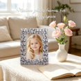 Butterfly Photo Frame, 3D Picture Frame, Tabletop Decor, Silver | Resin ...