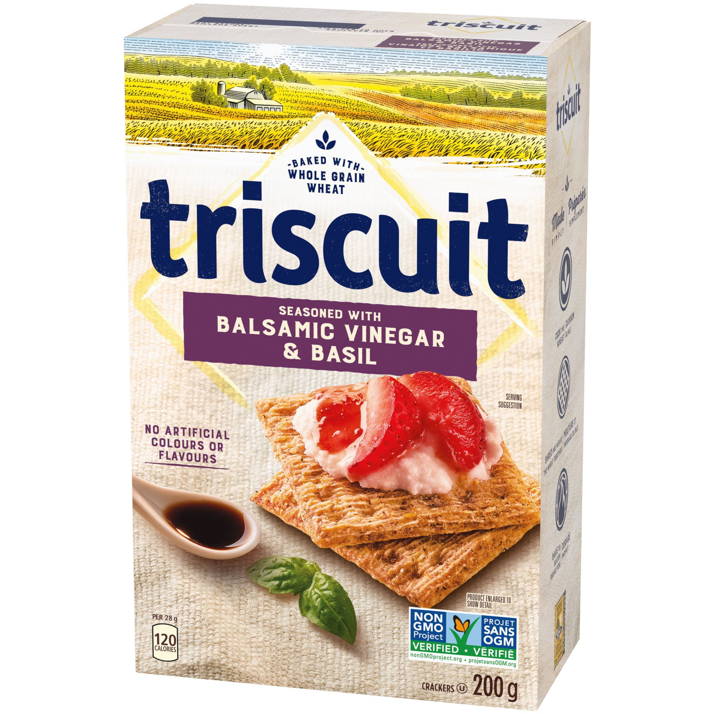 Triscuit Balsamic Vinegar & Basil Crackers, 200 g