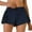 Navy, variant on Women's High Waisted Running Shorts Mesh Lined With 3 "quick Drying Exercise Fitness Exercise Shorts Women Spandex Workout Compression Shorts Women