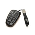 thumbnail image 2 of Vitodeco Genuine Leather Smart Key Fob Case Cover Compatible with Hyundai IONIQ 5, IONIQ 2022 - 2024 (8-Button, Black), 2 of 6
