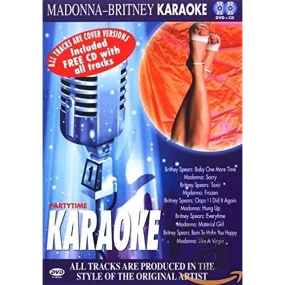 Partytime Karaoke Madonna/Britney Spears (Cd)