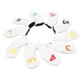 thumbnail image 4 of Blade Headcover, Wide Application PU  Club Head Cover  Protection  For Outdoor Black,White,Green, 4 of 8