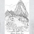 thumbnail image 3 of CafePress - Machu Picchu Sketch T Shirt / Blue &Amp; Grey Also - Light T-Shirt - CP, 3 of 4