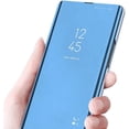 thumbnail image 4 of Compatible with Samsung Galaxy A35 5G Case Clear View Mirror Makeup Bookstyle Leather Design Flip Case with Kickstand Luxury Design Shockproof Phone Case for Samsung Galaxy A35 5G QH Gold, 4 of 9