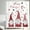 Multi Color, variant on Happy Valentine''s Day Shower Curtain, Heavy Duty Funny Cute Gnomes Elf with Red Heart for Lover Fabric Shower Curtains, Red Black Buffalo Check Plaid Bathroom Shower Curtains, 69 x 70 Inches