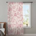 thumbnail image 4 of Abstract Spring Floral Sheer Curtains 72 Inches Long, Farmhouse Summer Botanical Light Filering Curtains, Breathable Simi Curtain Privacy Drapes for Living Room Bedroom Lightweight Window Treatment, 4 of 9