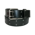 thumbnail image 3 of CTM Kid's Leather Two Hole Jean Belt (Pack of 2 Colors), 3 of 5