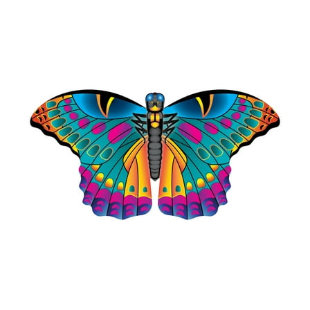 X Kites Nylon Butterfly Yellow