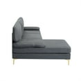 thumbnail image 4 of Aukfa 80" Sectional Sofa with Chaise for Living Room, Modern Lounge Couch, Pillow Top Arm, Dark Gray, 4 of 11