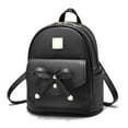 thumbnail image 1 of EASTIN Bowknot Cute Leather Backpack Mini Backpack Purse for Women White, 1 of 8