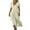 Beige, variant on NXMZXB Plus Size Cotton Linen Dresses for Women Loose Flowy Casual V Neck Short Sleeve 2025 Maxi Dress Lightweight Summer Beach Vacation Clothes Army Green L