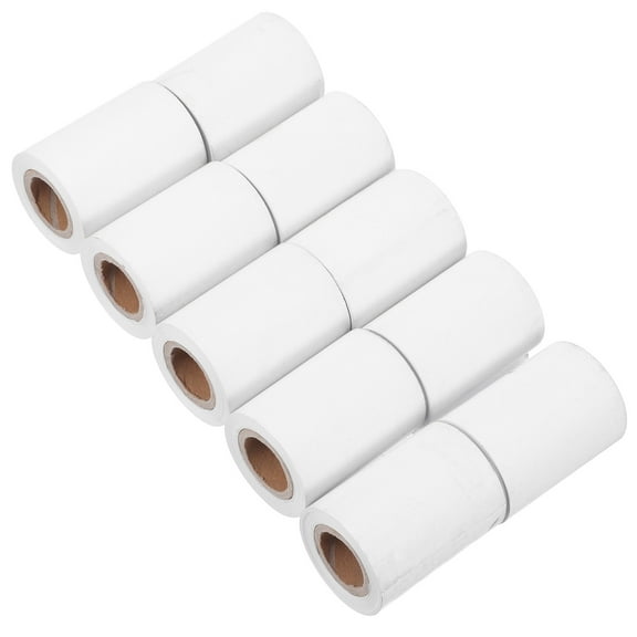 Zehuanyu 10 Pcs Thermal Receipt Paper Receipt Printing Paper 5.40X4.00X0.10CM White