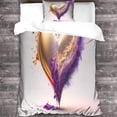 thumbnail image 3 of Housse de Couette Fumée 3D Colorée Ensemble de Literie 2 Pcs pour Enfants Adolescents Garçons Microfibre avec Fermeture Éclair Taies d'Oreiller Simple, 3 of 5