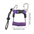 thumbnail image 2 of Cordón para cámara de buceo accesorios deportivos de acero inoxidable color morado, 2 of 7