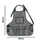 thumbnail image 2 of Delantal para herramientas de trabajo para hombres y mujeres, longitud del torso, regalo de Navidad para hombres, delantal de lona duradero para carpinteros, mecánicos, pintores, jardineros y, 2 of 5