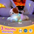 thumbnail image 4 of Peluche con forma de animal de peluche que ilumina la música, calicó Cat, 38 cm, 4 of 6