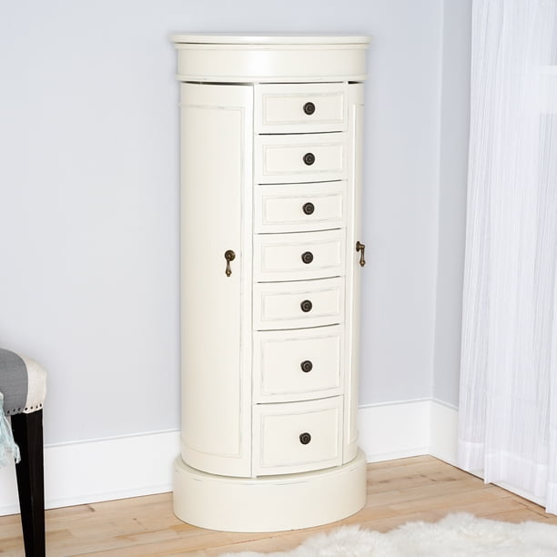 Hives and Honey Bailey Tuscan White Jewelry Storage