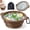 Coffee, variant on Face Bowl for Ice with Built-in Ice Tray – Collapsible Silicone Facial Ice Bath Bowl for Cold Plunge Therapy, Skin Tightening & Acne Relief – Portable Spa Tool for Home & Travel(Coffee)