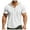 ZA3-White, variant on Men Color O Neck Splicing Short Sleeve Shirt Top