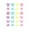 Multicolor D, variant on Iumwxz Pimple Patches For Face Hydrocolloid Patches Cute Star Zit Covers Colorful Stickers